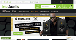 Desktop Screenshot of inta-audio.com